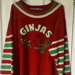 GINJAS UGLY CHRISTMAS SWEATER SIZE 3XL!
